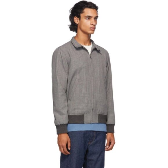 A.P.C. Black and Grey Houndstooth Laurel Jacket - Picture 7 of 8